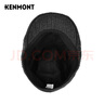 卡蒙（Kenmont）前进帽短檐鸭舌贝雷帽英伦帽男冬天羊毛贝雷帽针织纹理毛呢帽5120 深灰色 均码 可调节(58.5cm) 晒单实拍图