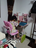 忆瞳儿童学习桌小学生家用写字书桌小孩写作业专用桌子可升降桌椅套装 80小女孩-环保桌椅-阅读架 实拍图