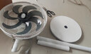 美的（Midea）电风扇落地扇台扇家用大风量遥控摇头电扇宿舍轻音低噪台式桌面两用节能 【升级七叶强风  台地两用】象牙白 实拍图