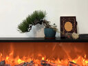 上点 定制壁炉装饰柜客厅火焰光电子壁炉仿真火焰芯壁炉家用嵌入式欧式 长1500高530厚180取暖无外边框 实拍图