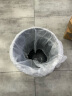 妙然素色简约圆形垃圾桶无盖加厚时尚纸篓厨房办公室垃圾桶 灰色 实拍图