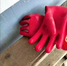 双安牌低压绝缘手套500V 00级电工带电作业乳胶绝缘手套2.5KV  电工手套 红色一双 实拍图