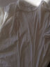 H&M浅灰格雷系男装T恤夏季简约圆领短袖纯棉上衣打底衫0685816 白色 180/116 实拍图