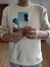 真维斯（Jeanswest） 卫衣男春秋季重磅青少年无帽宽松港风复古大码男女生圆领外套潮 白#ZS太空X 3XL 【适合180-200斤】 实拍图