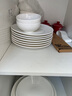 造器（ZEROKY CLAN） 餐具碗碟套装家用陶瓷高级感简约现代酒店餐厅碗筷组合乔迁碗盘 高升套装43件套10人食 43件套 实拍图