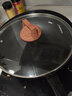 cookerbene不锈钢锅盖家用炒菜锅盖子炒锅可视锅盖通用透明玻璃盖 玻璃盖(带木纹盖珠) 30cm 实拍图