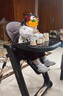 优乐博（ULOP）宝宝餐椅婴儿餐桌椅可坐可躺宝宝椅多功能儿童小孩吃饭座椅可折叠 学坐椅婴儿餐椅成长椅-墨韵鎏金 实拍图