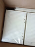 嘉然恒 活页本替换内芯活页纸笔记本本子横线加厚替芯A5/6孔横线内芯80张/本 A5横线内芯10本装 实拍图