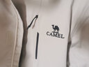 骆驼（CAMEL）三防冲锋衣户外登山服防风防水防污三合一运动外套 AD12263514X抓绒内胆浅卡其男女 XS 实拍图