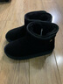 回力童鞋儿童雪地靴2025冬季新款男童高帮加绒保暖棉鞋女童加厚棉靴子 黑黑色-0044 37 推荐脚长22.1内长23.1 实拍图
