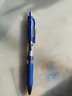 得力（deli） 按动中性笔0.5mm中性笔 按动子弹头办公签字笔学生书写水笔按动笔黑 【经典款】蓝笔3支+20支笔芯 实拍图