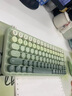 B.O.W航世 K608静音充电无线键盘鼠标套装 笔记本台式电脑办公家用便携无线键鼠 抹茶绿 渐变-无线键盘 电池版 实拍图