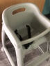 贝佳元儿童餐椅肯德基KFC宝宝吃饭BB椅酒店必胜客餐厅椅麦当劳座椅加大 儿童餐椅+餐盘+滑轮+刹车 实拍图
