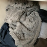 芬腾 睡衣女士冬季新品珊瑚绒长袖翻领口袋保暖家居服套装女 灰色-男款 L 实拍图
