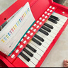 Hape(德国)儿童音乐玩具电钢琴木质多功能钢琴红色3-6-12岁礼物E0628 实拍图
