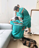 全友家居 现代简约椅子家用实木脚休闲餐桌椅学习写字椅家具久坐不累 实拍图