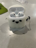 京苑 适用于AirPods Pro二代保护套airpods4苹果耳机套1/2/pro3代卡通蓝牙壳一二三代硅胶防摔保护壳 【夜光款 透白-幽灵】+指环扣 AirPods 1/2代保护套 实拍图