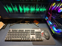 罗技（Logitech）K865机械键盘 无线键盘 104键全尺寸键盘 商务办公多设备长待机游戏电竞键盘（K845升级款） K865+M720+大桌垫【黑色套装】 实拍图