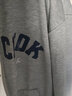 百鹊亭夹克男2025春夏季美式潮牌运动连帽开衫外套男青少年时尚卫衣男 灰色 XL 实拍图