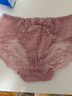 欧迪芬（Ordifen）秋冬年莫代尔内裤女舒适蕾丝三角裤性感小裤送女友 XP6206 妃粉色 XL (170/100) 实拍图