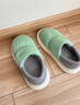 朴西棉拖鞋室内家用2024冬季保暖包跟厚底防水防滑月子鞋女加绒加厚 薄荷绿 均码 38-39（适合3738） 实拍图