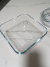 菲内克斯 微波炉碗玻璃碗煲带盖钢化玻璃耐热碗沙拉碗泡面汤碗 0.65L浅煲 实拍图
