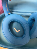 onanoff BuddyPhones儿童耳机头戴式主动降噪 大耳包蓝牙无线网课学习学生耳机 持久续航 Cosmos+天空蓝 实拍图