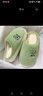 安尚芬棉拖鞋女士秋冬季新款室内家居月子鞋厚底防滑保暖加绒棉鞋 绿色【大眼仔】 38-39 适合37-38 实拍图