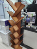 竹艺佳（ZHUYIJIA） 书架创意树形简约落地卧室收纳置物架客厅简易储物书房落地多层 茶色六层-树型书架 实拍图