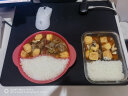 特百惠（Tupperware）微波午餐分格饭盒套装3件套 上班族圆碗饭盒1L+460ml汤碗+筷子 实拍图