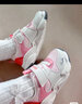 基诺浦儿童棉鞋秋冬款加绒加厚学步鞋男女童机能鞋GY1518 粉色/白色/橘色 21 130mm 适合脚长130-135mm 实拍图