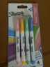 锐意（Sharpie）创意彩色水性马克笔记号笔防褪色速干学生绘画涂色DIY进口窄斜笔头4色装美术写生水彩笔 实拍图