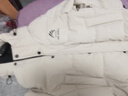 鸭鸭（YAYA）反季王一博极寒泡芙羽绒服女士长款过膝加厚户外情侣东北防寒外套 燕麦色 M /170 实拍图