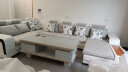 皇系（HUANGXI） 沙发 三防科技布沙发组合沙发客厅大小户型简约现代布艺实木家具 六件套3.7米 【海绵座包】丝光绒布 实拍图