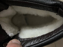 GNAI马丁靴子男士冬季加绒保暖皮鞋防滑雪地靴工装真皮棉鞋男鞋子男靴 黑色【羊毛混绒+头层牛皮靴】加绒加厚保暖 冬天款 44码(270MM) 实拍图
