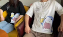 啄木鸟短袖t恤男装夏季宽松上衣服青少年男生印花卡通圆领休闲半袖衣服 DX17137白色 XL 实拍图