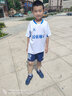 卡尔美（KELME）儿童足球鞋魔术贴免系带碎钉TF透气学生球鞋6873003 黑色 31 实拍图