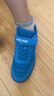 卡尔美（KELME）儿童足球鞋魔术贴免系带碎钉TF透气学生球鞋6873003 彩蓝 38 实拍图
