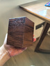 汇星文具 木制方形笔筒办公室桌面 学生创意多功能办公用品收纳盒 毕业励志礼物中国风摆件可印制logo HX-1031（无印字款） 实拍图