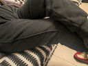 迪安芳羊羔绒卫裤女秋冬加绒加厚运动裤子2025新款外穿冬季保暖东北棉裤 黑色【特厚羊羔绒】 4XL 155-165斤 实拍图