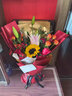 馨仪鲜花速递玫瑰向日葵康乃馨花束生日礼物全国同城配送 向日葵粉玫瑰混搭花束 实拍图
