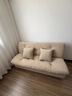 芝华士云朵沙发床一体两用可折叠小户型款沙发客厅小户型同款华士 奶白色实木框架牛奶绒面料原浆乳胶款 加宽版长180*宽110cm（三人位） 实拍图