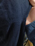 雅戈尔（YOUNGOR）【全羊毛】秋冬季男士保暖商务休闲圆领毛衣VYQW639994FYA 藏青 S 实拍图
