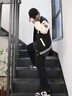 唐号 棒球服外套男美式复古潮牌拼接外套男秋季新款宽松百搭嘻哈夹克 咖啡色 3XL 实拍图