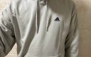 adidas休闲加厚毛圈连帽卫衣套头衫男女阿迪达斯官方轻运动 金属灰 XL 实拍图