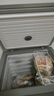 美的（Midea）（Midea）100/143/200KMF小型冰柜专利减霜80%家用迷你冷藏商用冷冻保鲜柜节能省电冰箱 卧式冰柜 143升+一级能效+适用3口之家 143L 实拍图