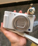 索尼（SONY）ZV-1 II Vlog数码相机 4K视频/大光圈/美肤 64UY存储卡手柄电池套装 (ZV-1M2//ZV1二代)   白色 实拍图