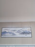 喜巢床头画装饰画客厅沙发背景背靠金山自粘画卧室贴画百福壁画山水画 江山如画 120cm x 40cm 实拍图