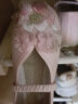 欧育女童绣花鞋儿童汉服鞋古装表演出鞋透气宝宝布鞋T18 粉色荷花30码 晒单实拍图