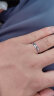 曼蒂娅S925银情侣戒指一对男求订结婚活口对戒子纪念日生日礼物送女友 一见钟情情侣戒指 晒单实拍图